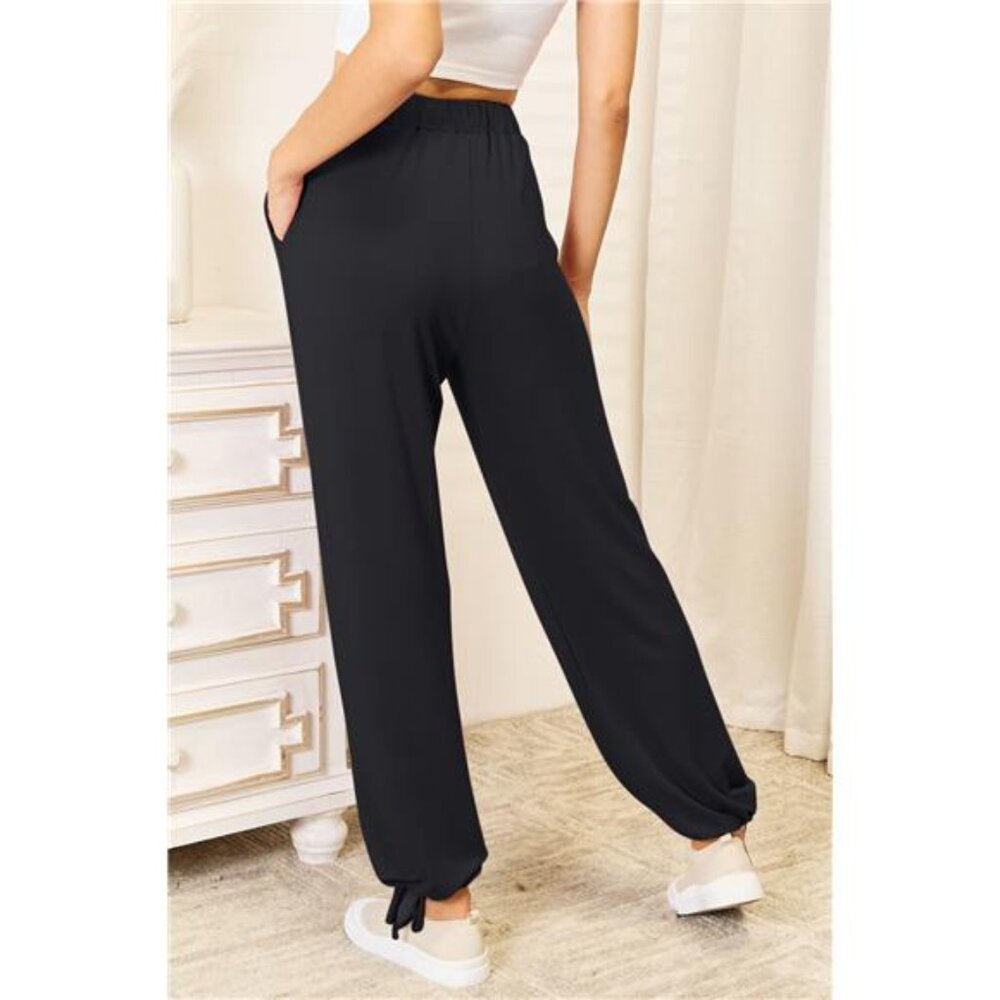 Basic Bae Full Size Soft Rayon Drawstring‎ Waist Pants with Pockets - nwt - Picture 12 of 12